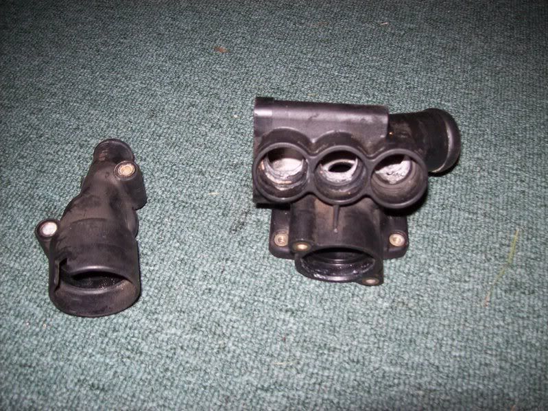 FS VR6 thermostat housing and thermostat and crack pipe VW Vortex